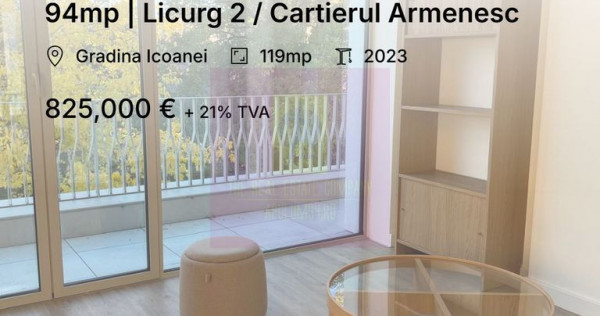 Apartament 4 camere + Terasa 94mp | Licurg 2 / Cartierul ...