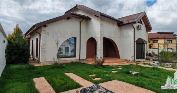 VIla 5 camere (dormitor parter), garaj, 700mp teren, mobilat