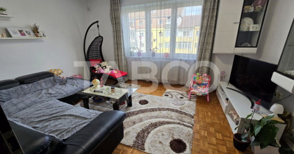 Apartament 2 camere de vanzare mobilat cu balcon in Terezian