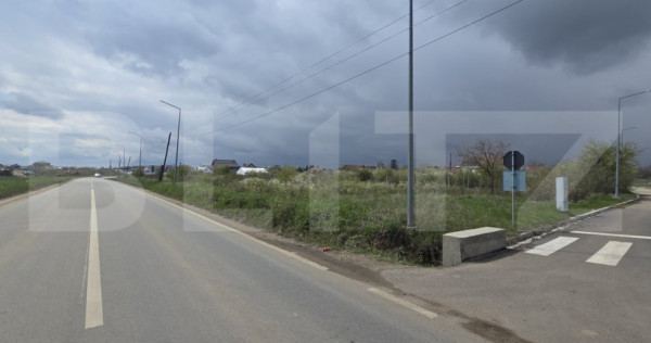 Teren intravilan, 5000 mp, 3 fronturi, zona Carcea, Hanul cu