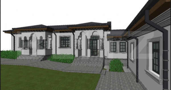Casa pe parter renovabila cu proiect de extindere, 2101 mp t