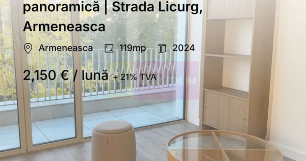 Apartament 120mp cu terasă panoramică | Strada Licurg, ...
