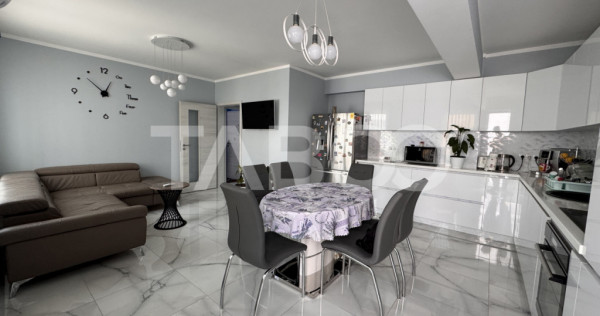 Apartament cu 3 camere de vanzare 80mp mobilat utilat terasa