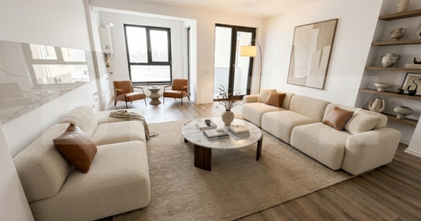 Apartament 3 camere, bloc nou, 59mp, zona Centru
