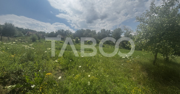 Teren de vanzare intravilan Slimnic Sibiu 860 mp zona deoseb