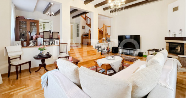 Casa individuala in stil rustic curte 450 mp in zona Belvede