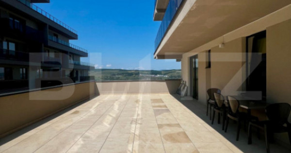 Exclusiv! Apartament 3 camere 75 mp, terasa 82 mp, 2 parcari