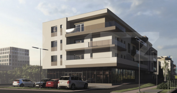 Apartament 3 camere, 71 mp, 17 mp terasa, etaj intermediar,