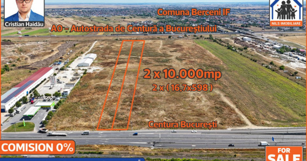 Teren 20k mp intravilan situat intre centura si A0 - Berceni