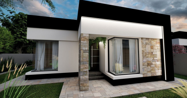 Casă cu 4 camere, 371 mp teren, 91 mp utili + terasă 19 mp