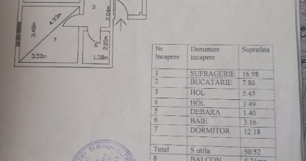 Apartament 2 camere Piata Noua pe Gavrilov Corneliu.