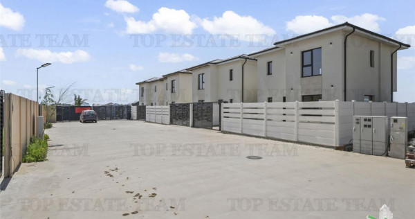 Vila moderna individuala cu 4 camere , 2 bai , Living , tera