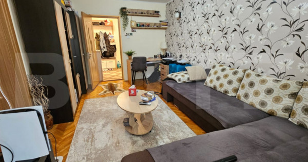 Apartament 2 camere – etaj 3/4, mobilat, 48 mp, decomandat