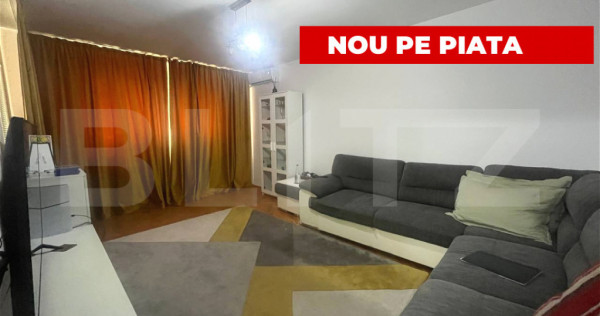 Apartament de vanzare, cu 3 camere, decomandat, 65mp, zona L