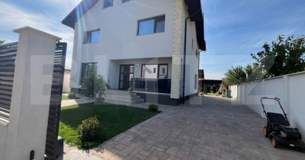 ???? Vilă modernă, de vanzare, cu 5 camere, teren 604 mp,