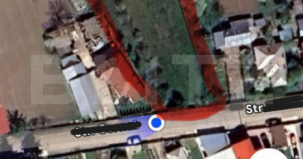 Teren intravilat 1777 mp, front 16 m, zona centru Aricestii