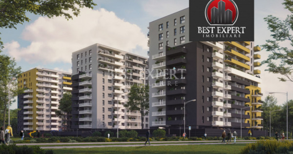 4 camere -Terasa Generoasa 52.92 mp Parcare Bonus