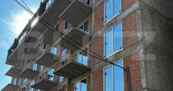 Apartament cu 2 camere, semifinisat, 56 mp, zona Iulius Mall