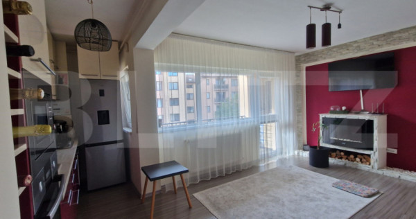 Apartament 3 camere – mobilat și utilat complet, etaj int