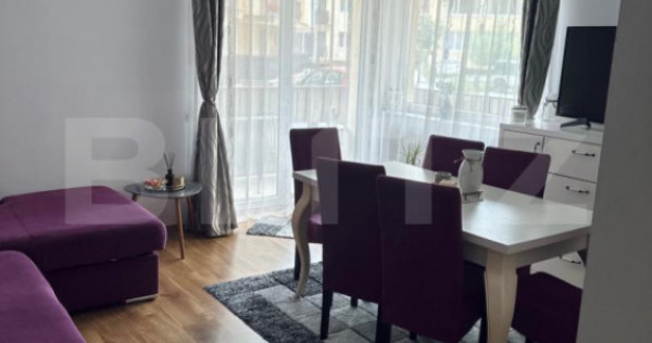 Apartament cu 2 camere, 60 mp, cu 2 balcoane