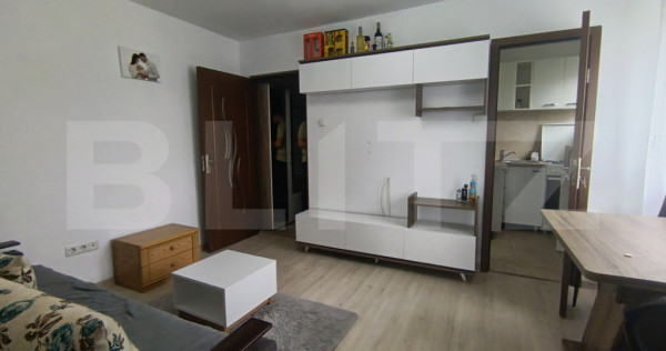 Apartament cu 2 camere utilat și mobilat