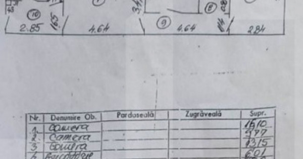 Apartament 3 camere, 68 mp, Alexandru Obregia