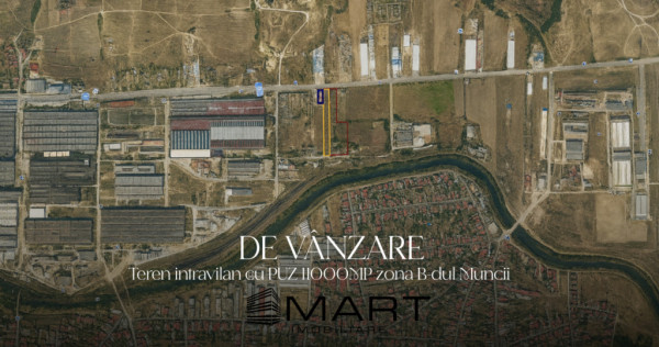 Teren intravilan 10800mp Blv. Muncii
