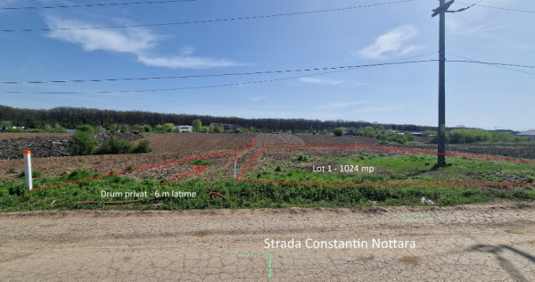 Snagov, Vladiceasca, Intravilan, zona de vile noi, teren 500mp