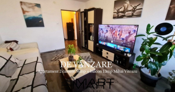Apartament 56mp balcon 13mp Bulevardul Mihai Viteazu