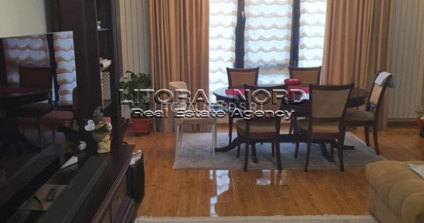 Tomis Nord -bloc nou,ap. 3 cam.127mp,2 balcoane,mobilat,utilat,parcare