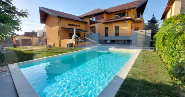 Vilă modernă 440 mp, piscină, 9 camere, tip Pensiune - Du