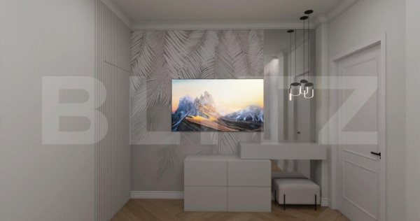 Apartament nou modern, 2 camere, centrala pe gaz si panouri