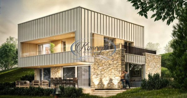 Casa moderna cu panorama spectaculoasa in Popesti Deal