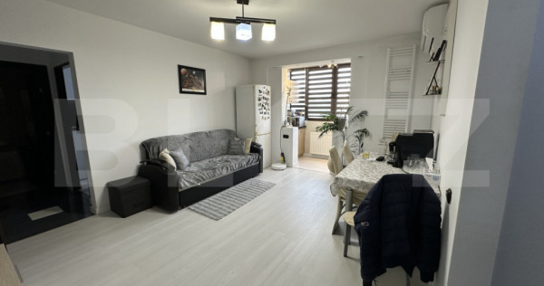 Apartament cu 2 camere, 53 mp, semidecomandat, zona Rogerius