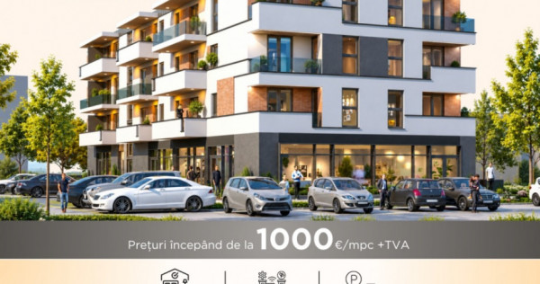 COMISION 0% - Apartamente Tip Studio / Birou si 2 camere - Oltului 13A
