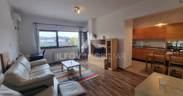 Apartament 3 cam. Otopeni, et. 1, mobilat-utilat, loc parcar