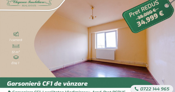 Garsoniera CF 1, Localitatea Vladimirescu, Arad
