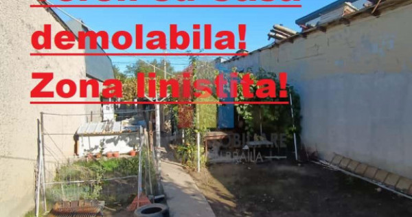 Teren 247mp cu Casa Demolabila zona BUNA (Scoala 18)