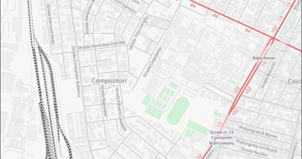 Compozitorilor, teren intravilan, 300mp, vanzari Constanta