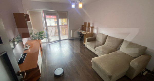 Apartament 2 camere, deco, 55 mp, balcon 8 mp et intermediar