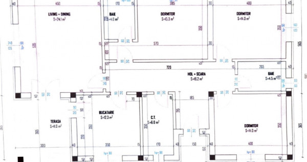 Casă individuală modernă cu 4 camere, pe parter, zonă liniștită