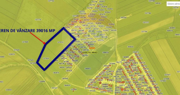 De vânzare teren intravilan 39,016mp Arad / DJ Iratos