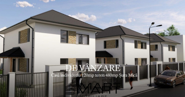 Casa individuala 120mp teren 380mp Sura Mica