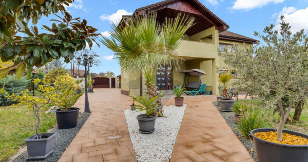 Casă noua pe colt si teren 1079 mp de vanzare in Macea,Arad