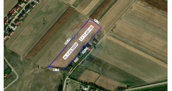 Teren intravilan de vânzare, 11.600 mp – Tărian, Giri...