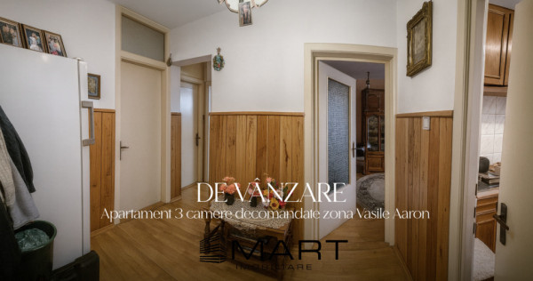 Apartament 3 camere decomandate zona Vasile Aaron Sibiu
