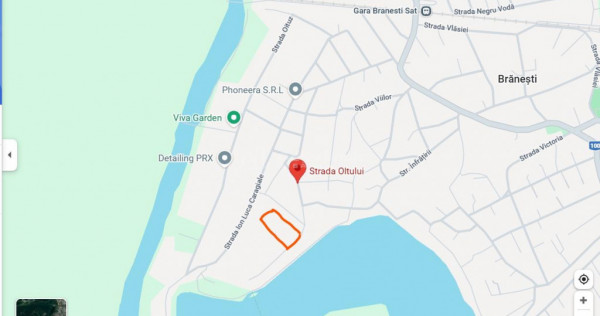 Teren Branesti - Str Oltului - 1600 mp - deschidere 16 ml -
