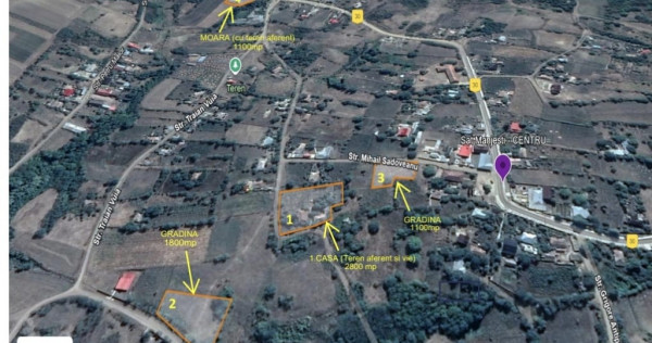 Domeniu Moara Casa batraneasca terenuri