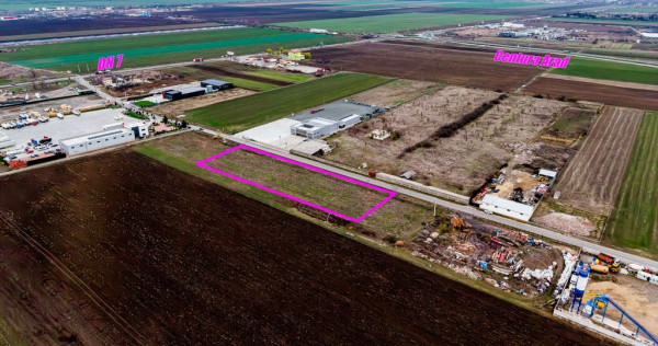 Teren cu acces DN7 și A1, ideal pentru dezvoltări indus...