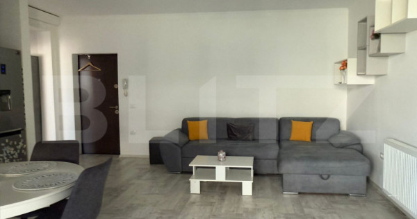 Apartament semidecomandat cu 3 camere, 63 mp utili, parcare,